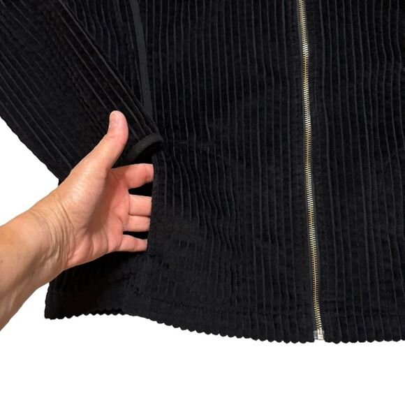 Woolrich Women's Vintage Wide Whale Corduroy Zip Front Jacket Shacket Sz PXL - Picture 5 of 9